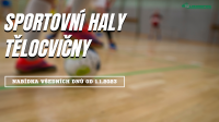 Nabídka sportovních hal a tělocvičen